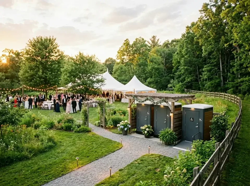 Luxury Restroom Trailer — Outdoor Wedding — Luxury Restroom Trailer, Portable Toilet, Wedding Tent, Outdoor Wedding, Toilet…