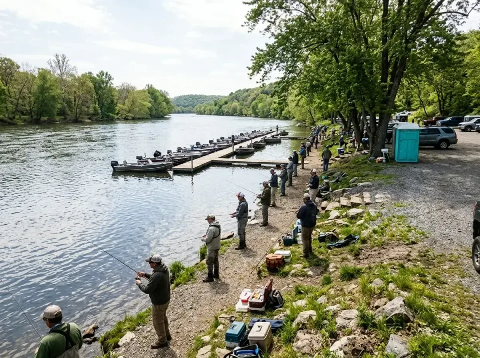 Porta Potty — Outdoor Event — Porta Potty, Fishing Boats, Floating Dock, Outdoor Event, Toilet and Dumpster Rentals — view 2
