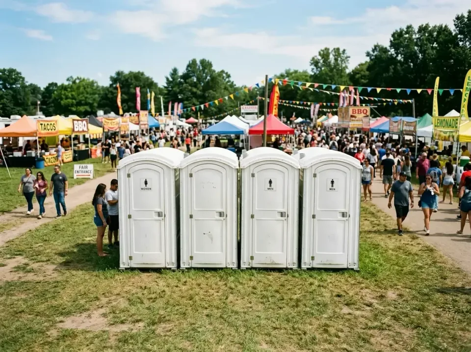 Portable Restrooms — Outdoor Event — Portable Restrooms, Porta Potty, Food Vendor Tents, Outdoor Event, Toilet and Dumpster…