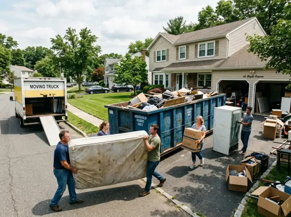 Roll-off Dumpster — Residential — Roll-off Dumpster, Moving Truck, Mattress, Residential, Toilet and Dumpster Rentals